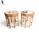 BAMBOO END TABLES (PAIR)