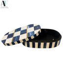 BLUE AND WHITE BOX