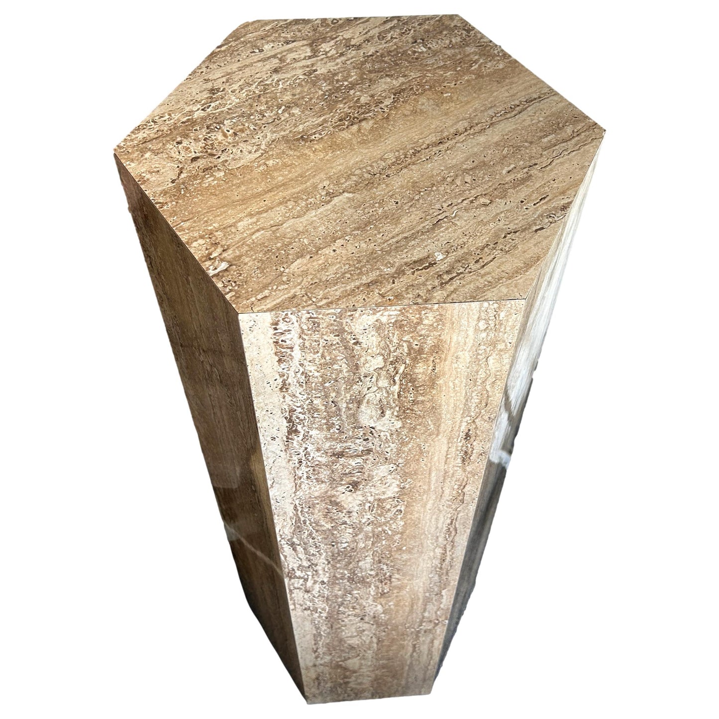 Faux Marble Pedestal