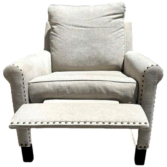 Upholstered Nail Head Recliner