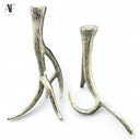 METAL CANDLE HOLDER PAIR