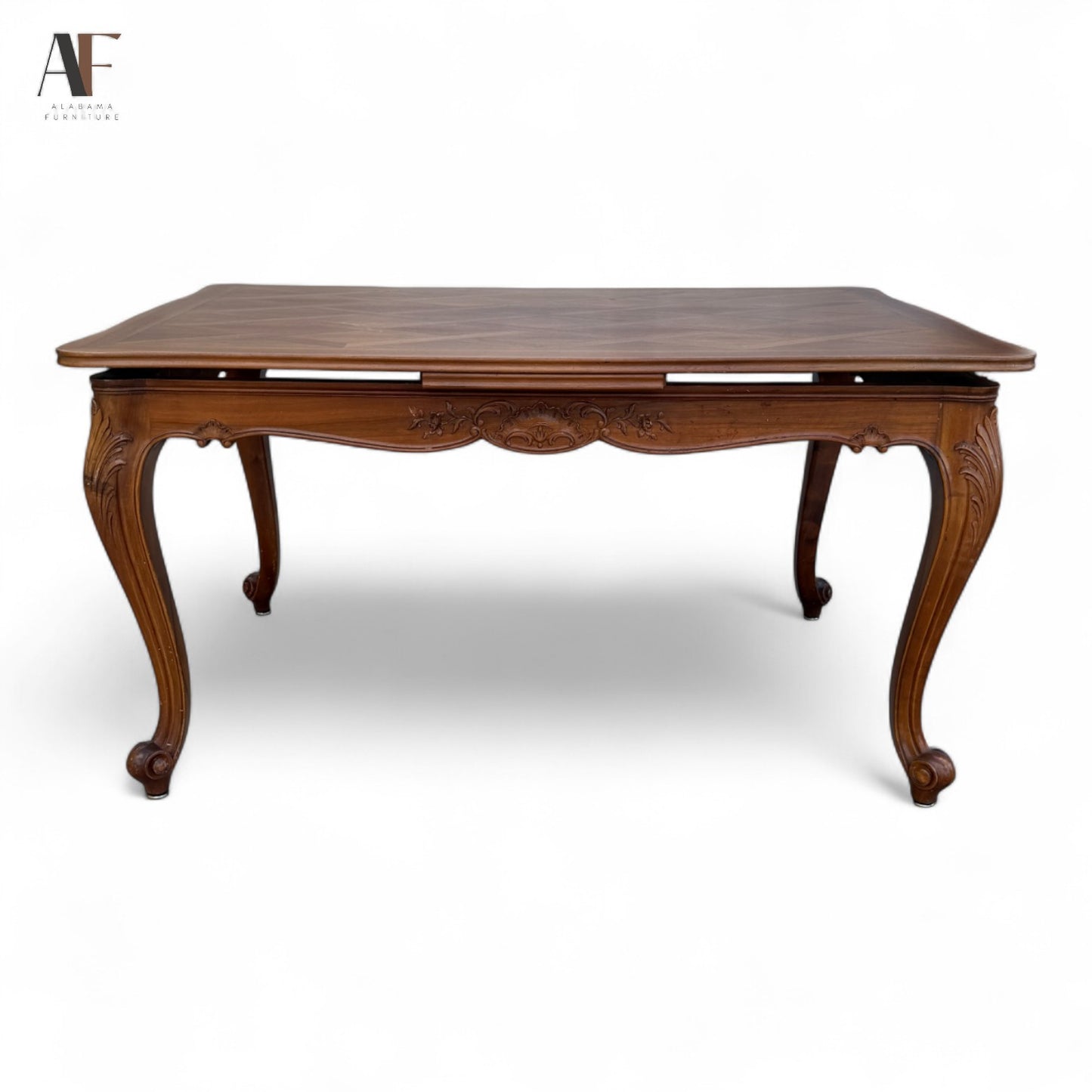 WAYDELICH CABINET MAKER TABLE WITH 6 CHAIRS