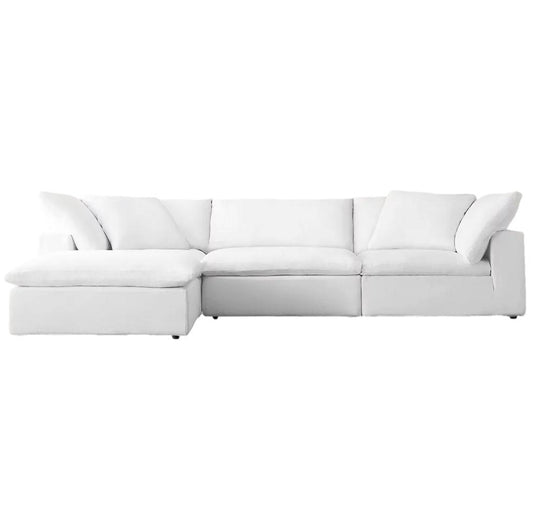 Cloud Modular 4pc Sofa Chaise Sectional