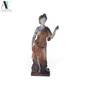 LIFE-SIZE NEOCLASSICAL MARBLE HARVEST MAIDEN MARBLE STATUE