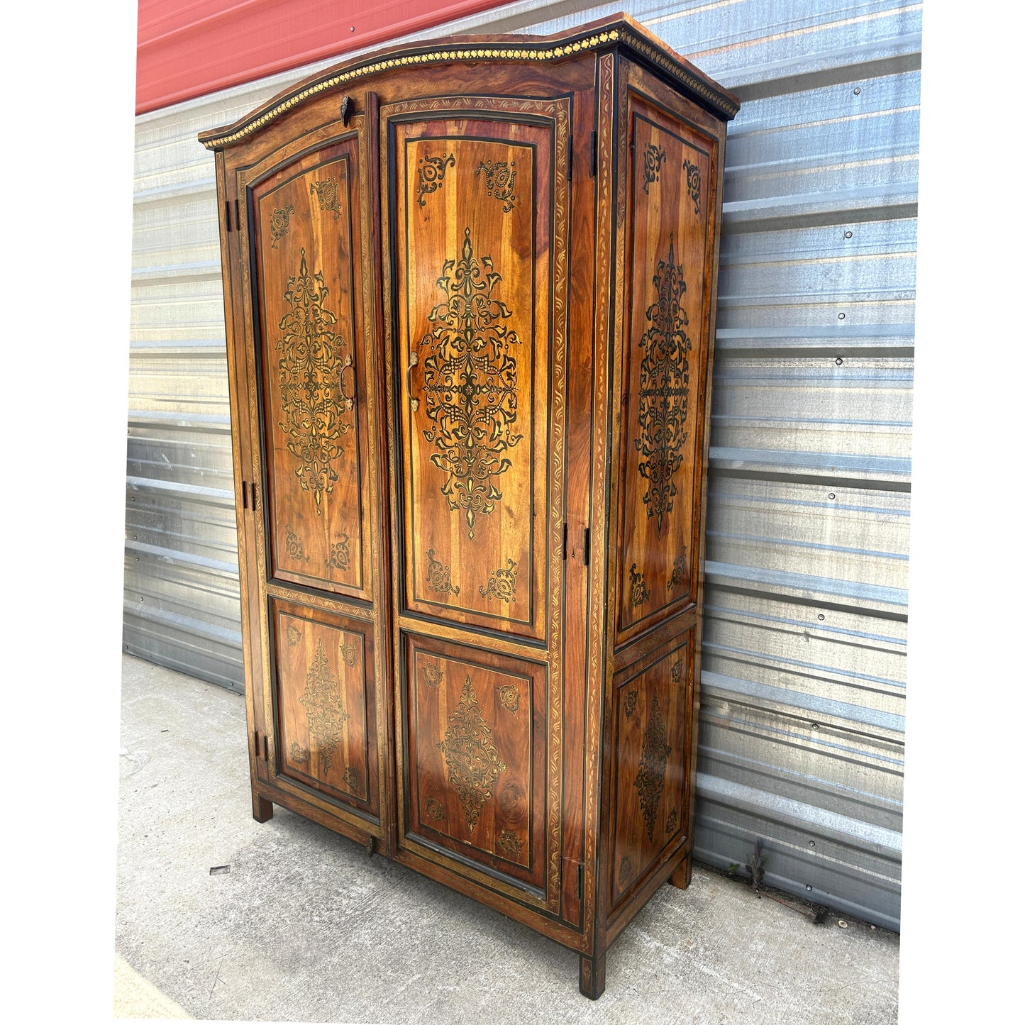 Custom Painted Armoire