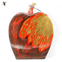 LG RED FLAT POTTERY APPLE