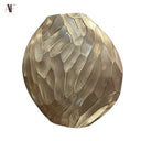 HAMMERED ALUMINUM VASE