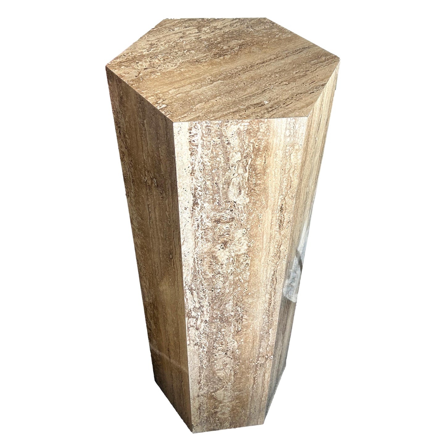 Faux Marble Pedestal