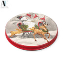 CERAMIC SNOWMAN WALL PLAQUE