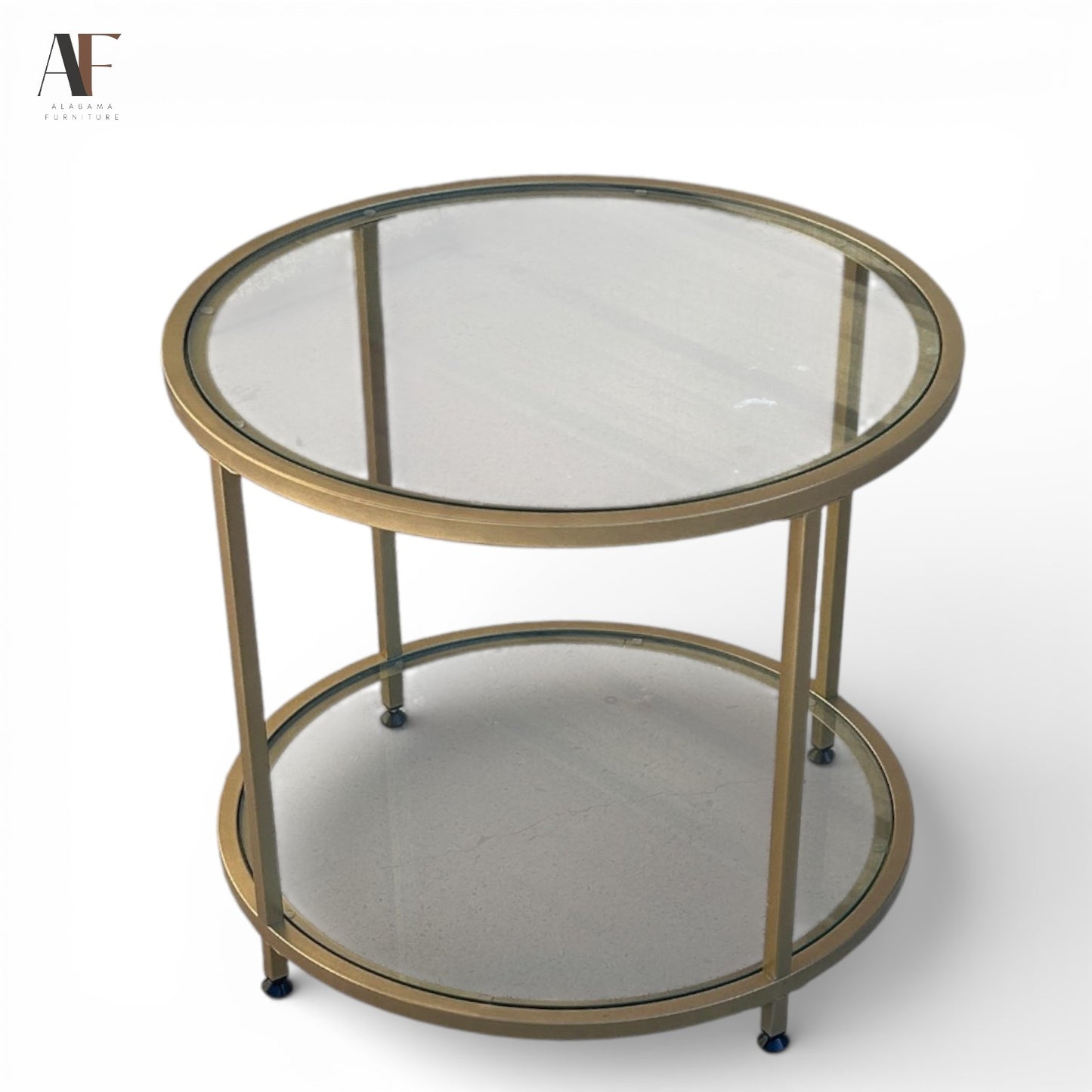 GLASS END TABLE