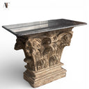 GRANITE TOP CONSOLE TABLE
