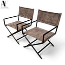 DIRECTOR CHAIRS (PAIR)