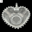 IMPERIAL GLASS CANDLEWICK HEART SHAPED BOWL
