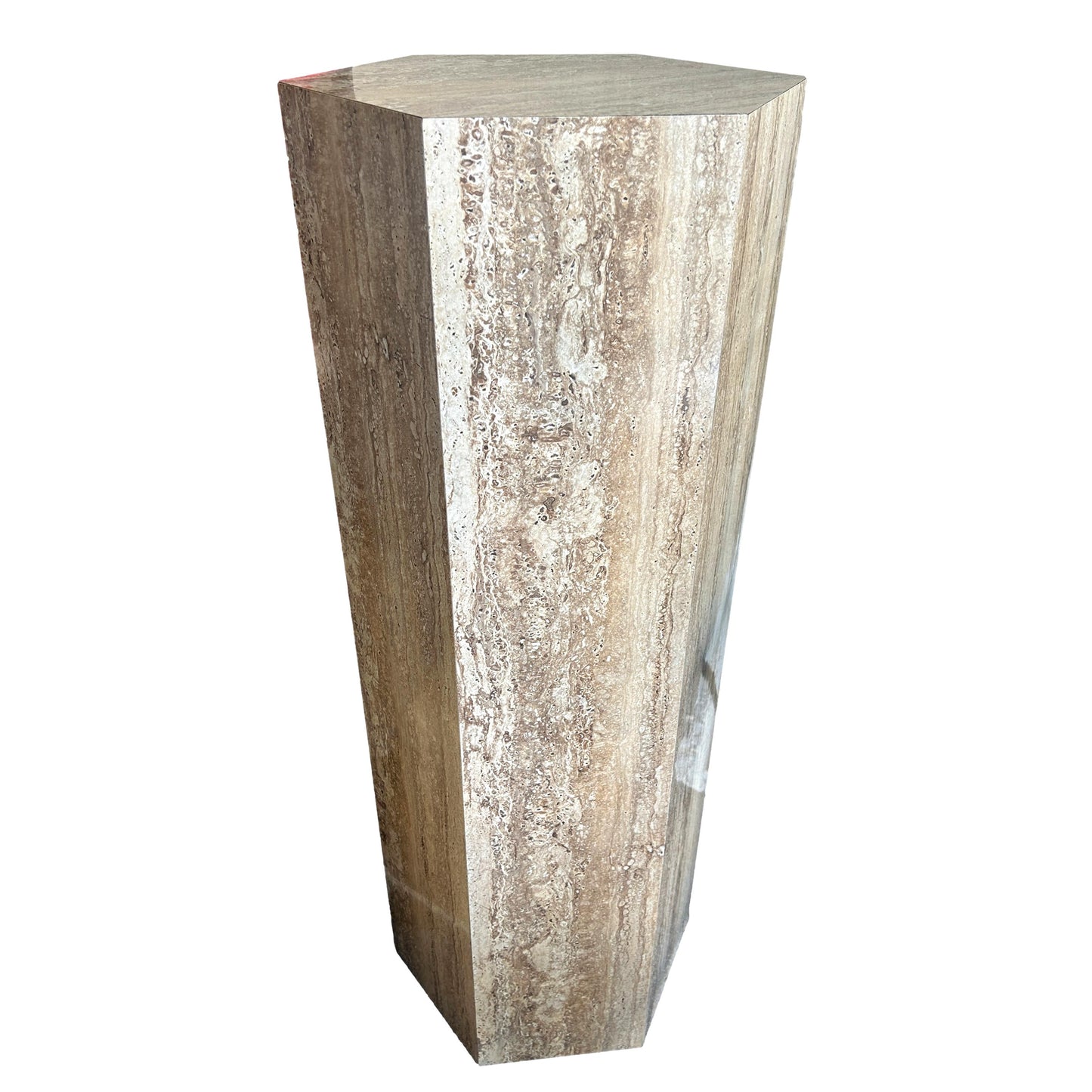 Faux Marble Pedestal