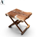 COWHIDE STOOL