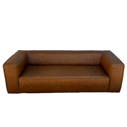 Leather Cognac Sofa