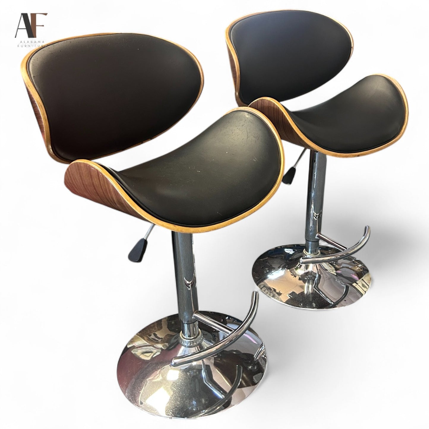 ADJUSTABLE BARSTOOLS (PAIR)