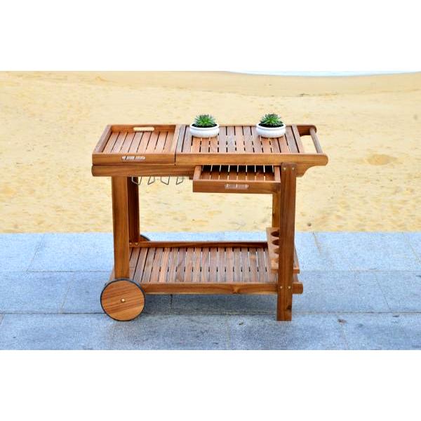 Orland Elm Tea Cart