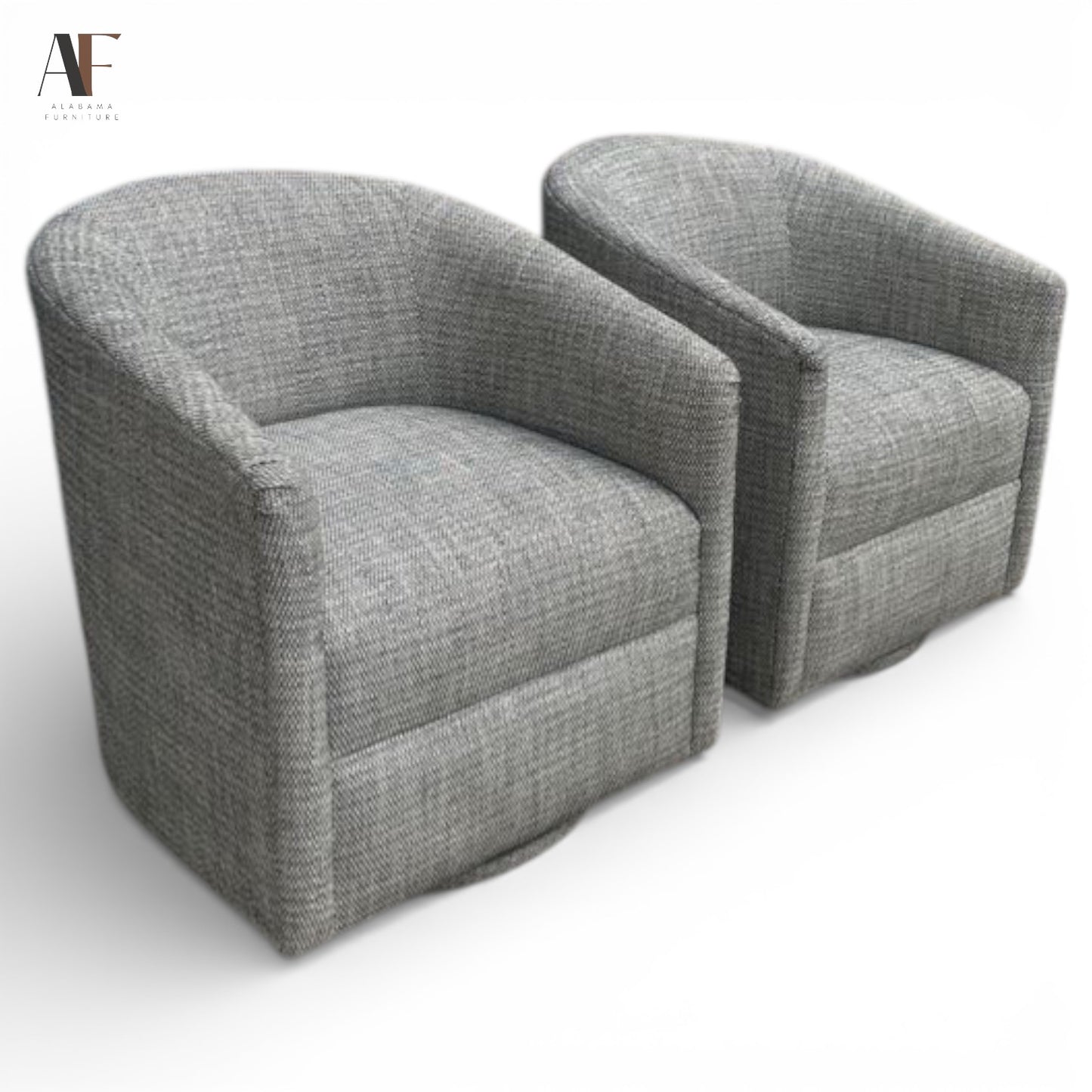 SWIVEL CHAIRS (PAIR)