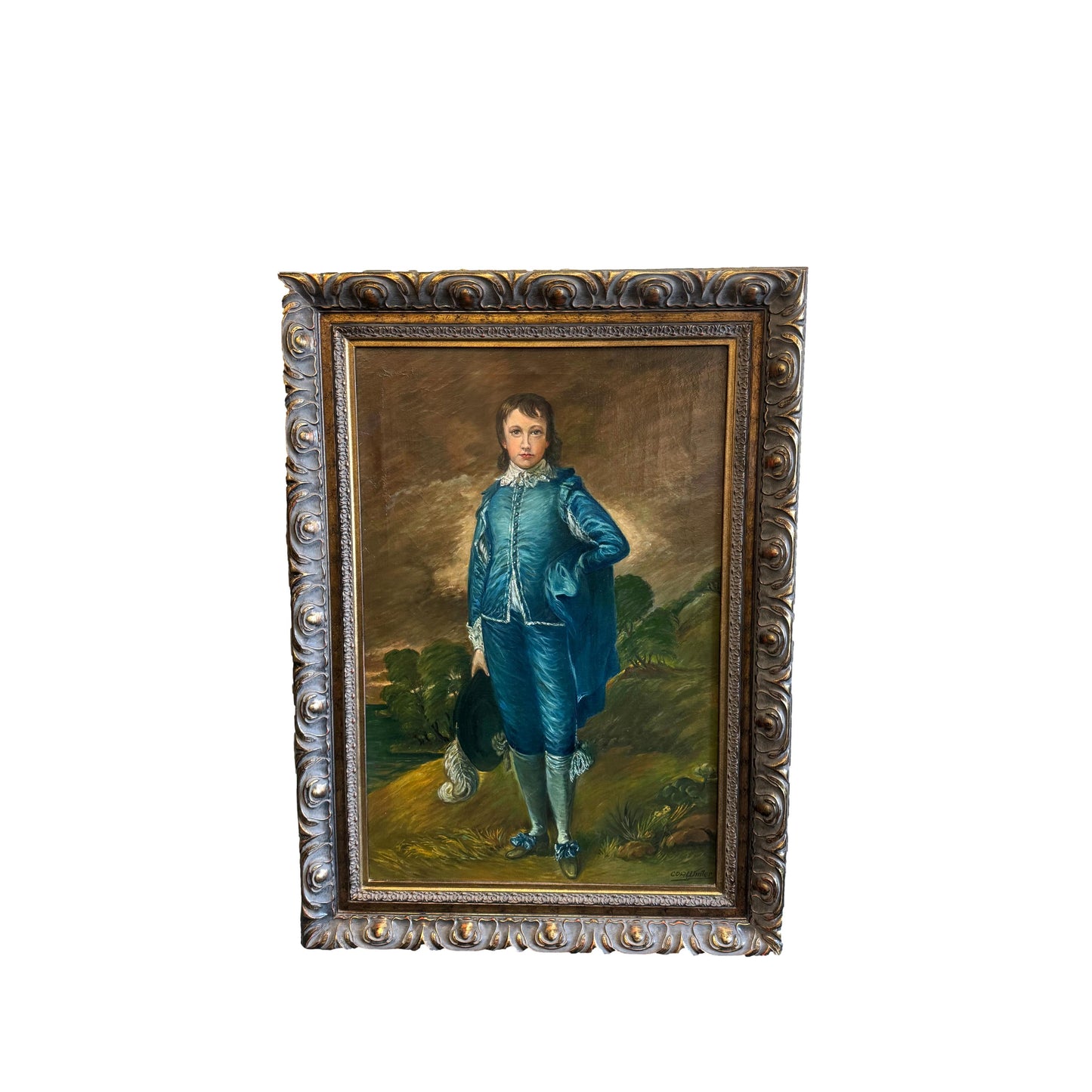 Boy Blue Framed Artwork