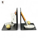 GOLF CLUB BOOK ENDS