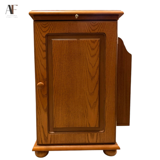 END TABLE W/ MAGAZINE RACK