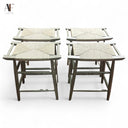 POTTERY BARN COUNTER HIGH STOOLS (SET OF 4)