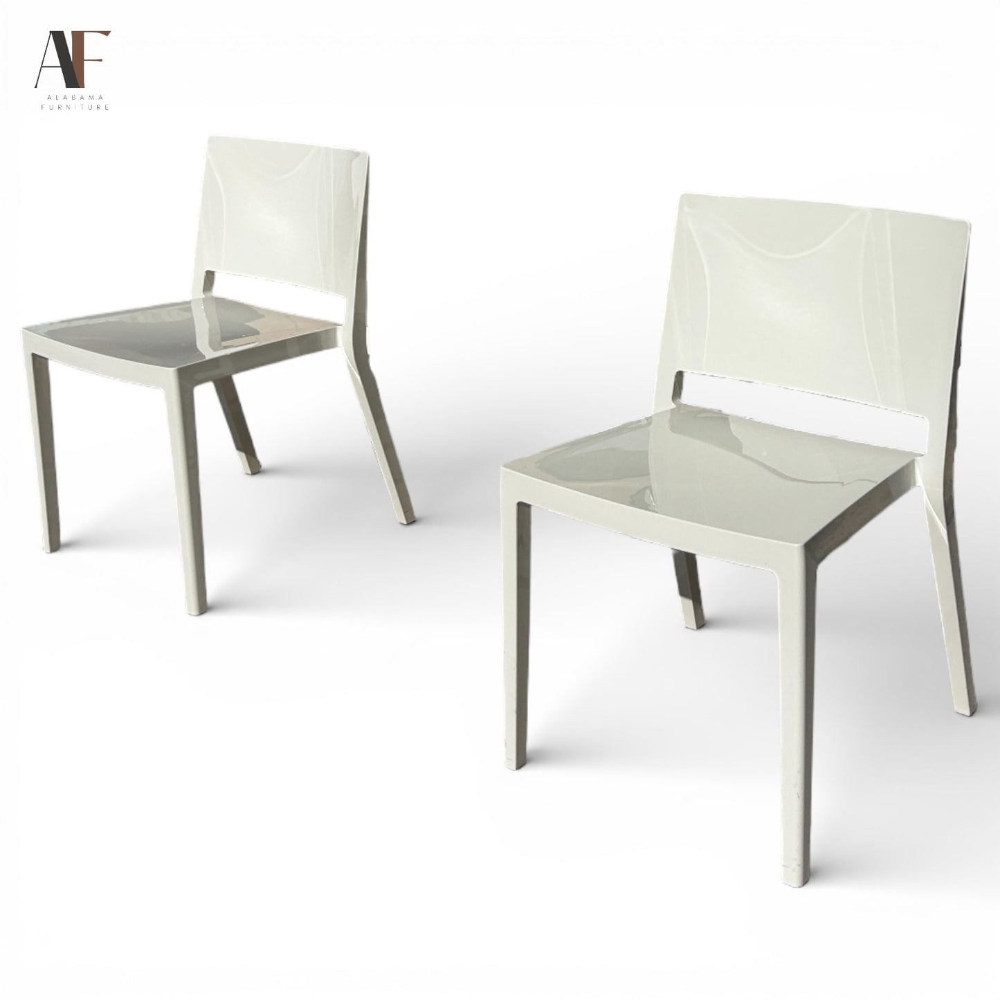 KARTELL LIZZ MAT CHAIRS (SET OF2)
