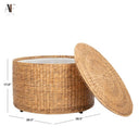 WICKER BASKET TABLE