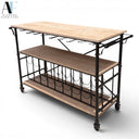 ROLLING WINE RACK