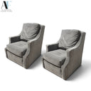 SHERRIL SWIVEL CHAIRS (PAIR)