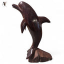 WOOD CARVED DOLPHIN