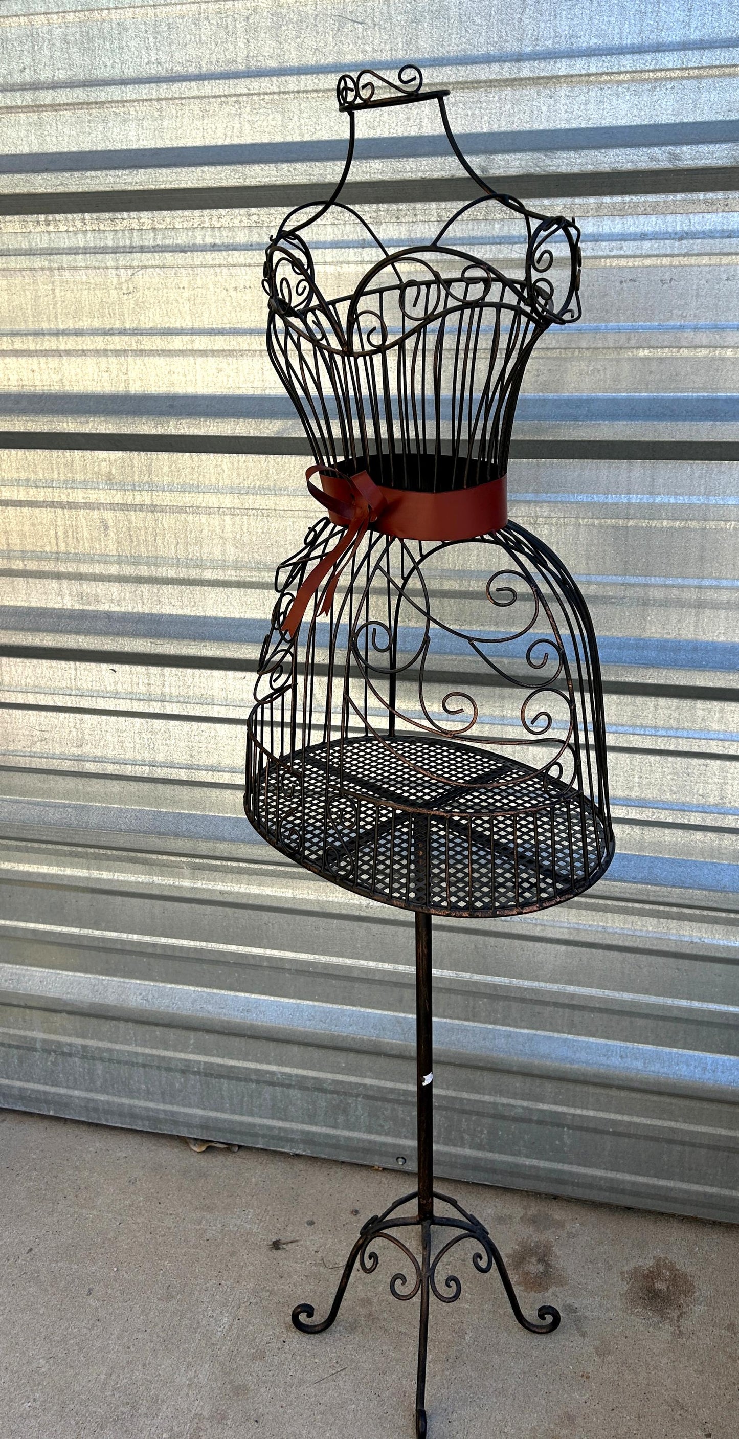 Dress Form Bird Cage