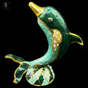 JEWELED ENAMEL DOLPHIN TRINKET BOX