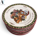 CHRISTMAS PLATES (SET OF 10)