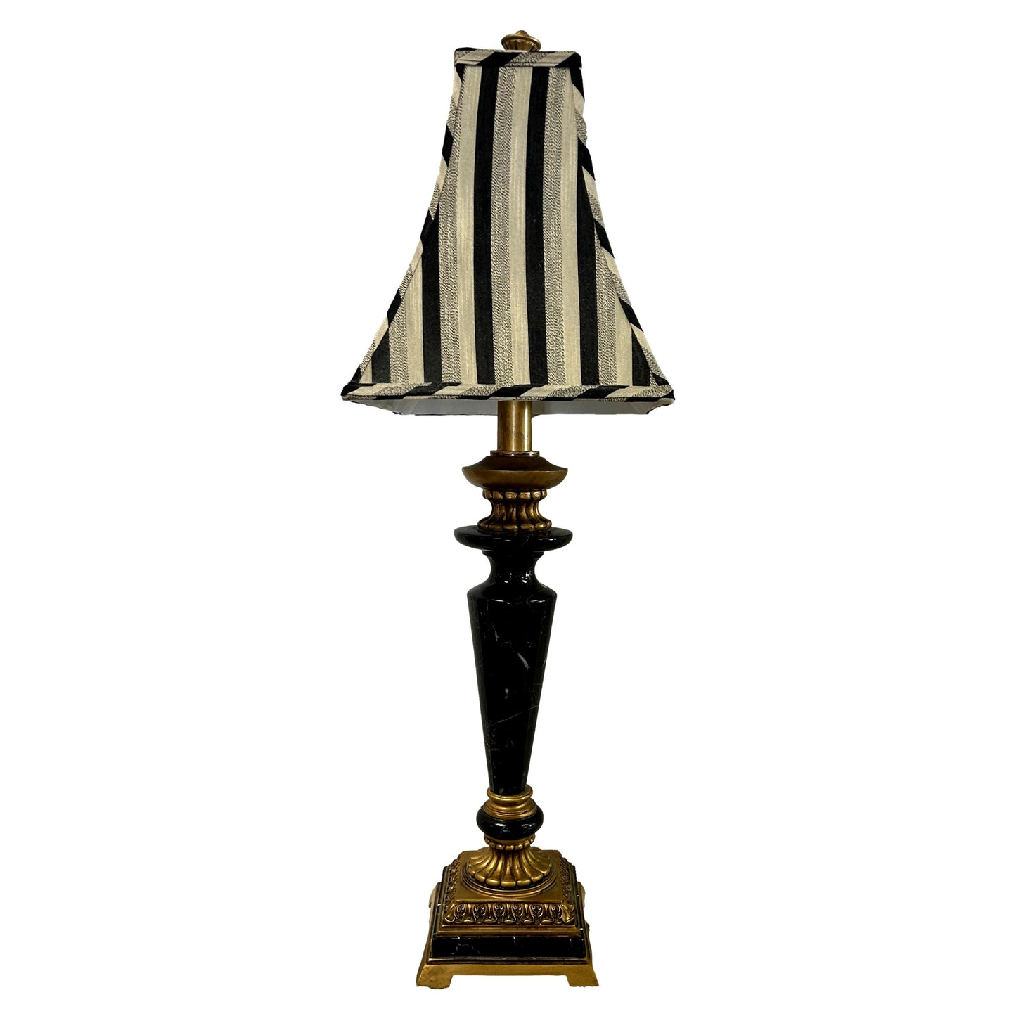 Black And Gold Marble Lamp