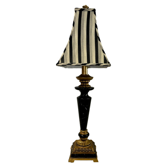 Black And Gold Marble Lamp