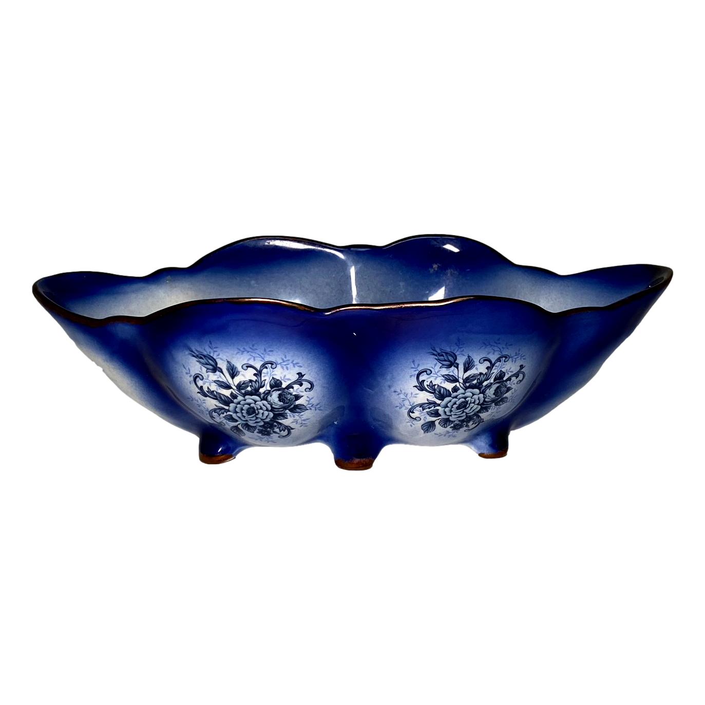 Flow Blue Candy Dish