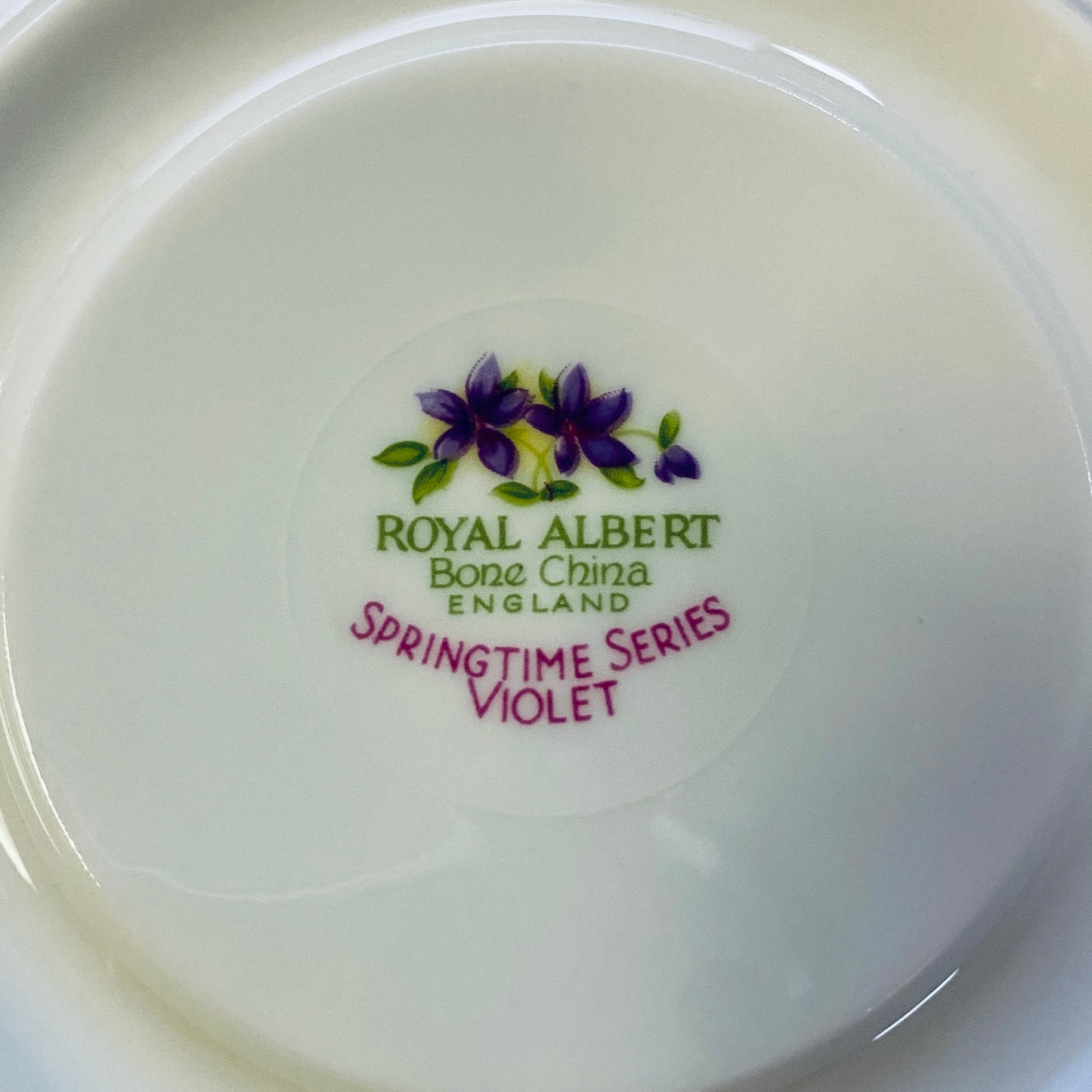 Royal Albert Violet Cup & Saucer