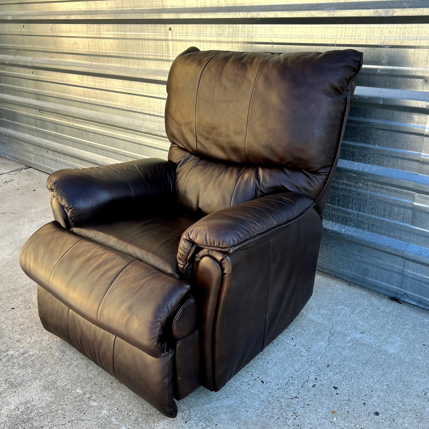 Leather Rocking Recliner