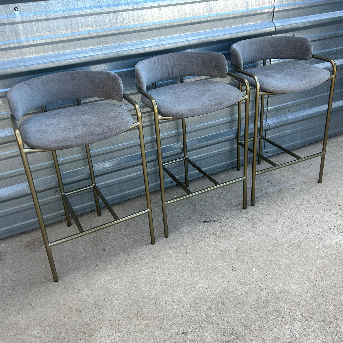 Set of 3 West Elm Bar Stools