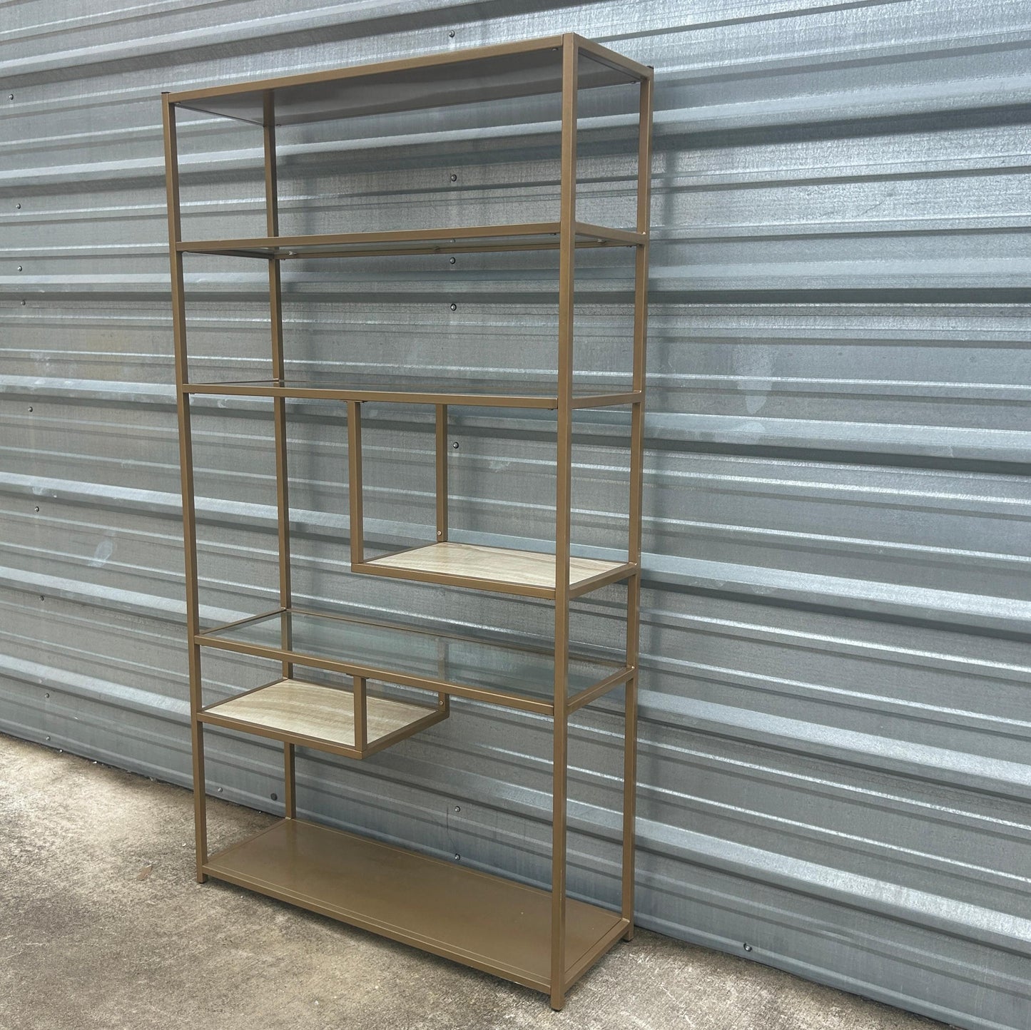 Gold Metal Etagere