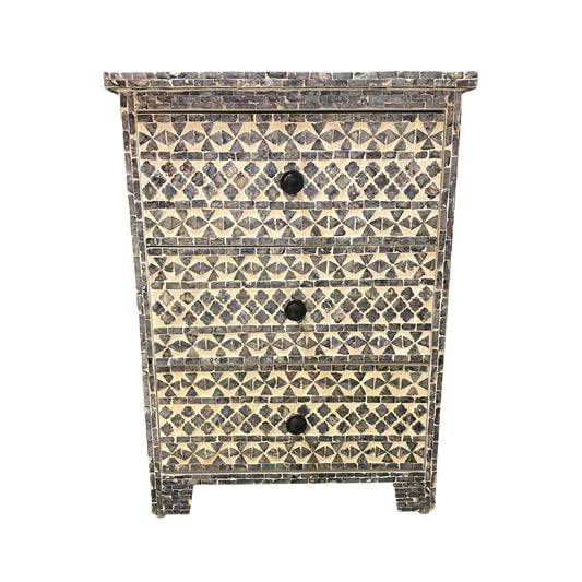 Nightstand with Shell Inlay