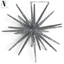 LARGE GLITTER SNOW FLAKE ORNAMENT