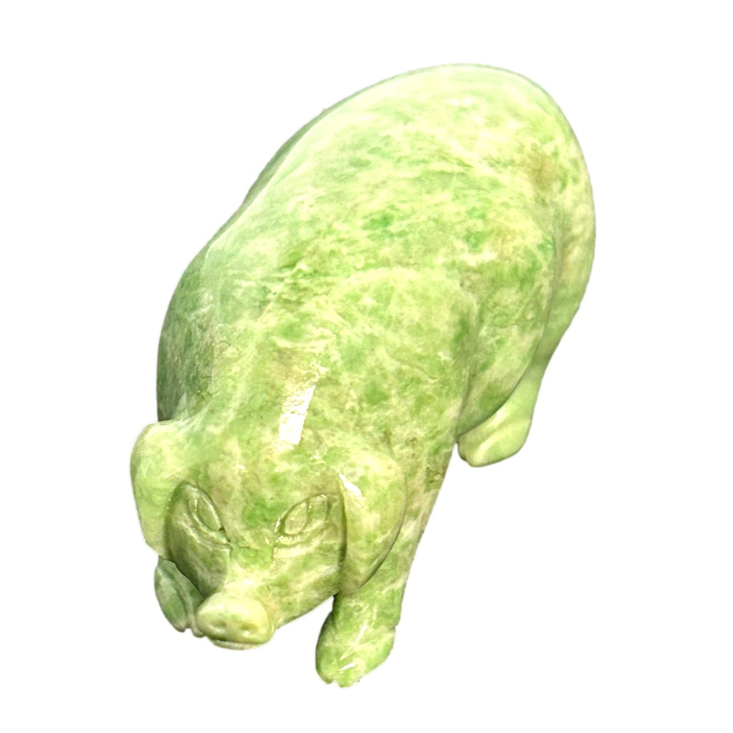 Jade Pig Figurine