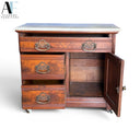 MARBLE TOP CABINET