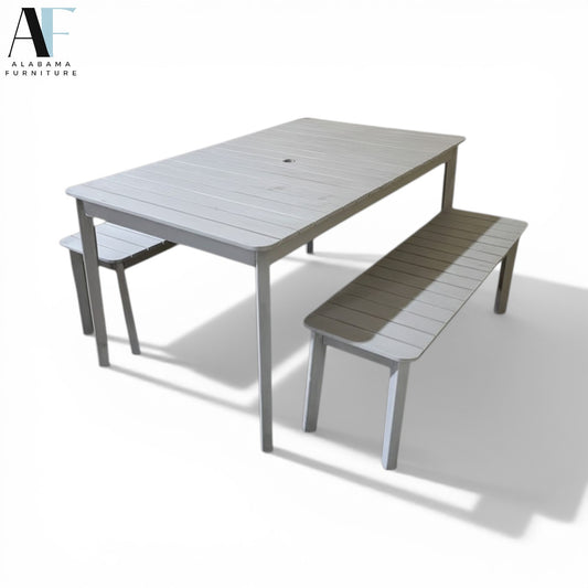 TABLE W/ 2 BENCHES