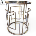 MIRROR TOP END TABLE