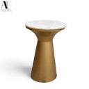 MARBLE TOP END TABLE