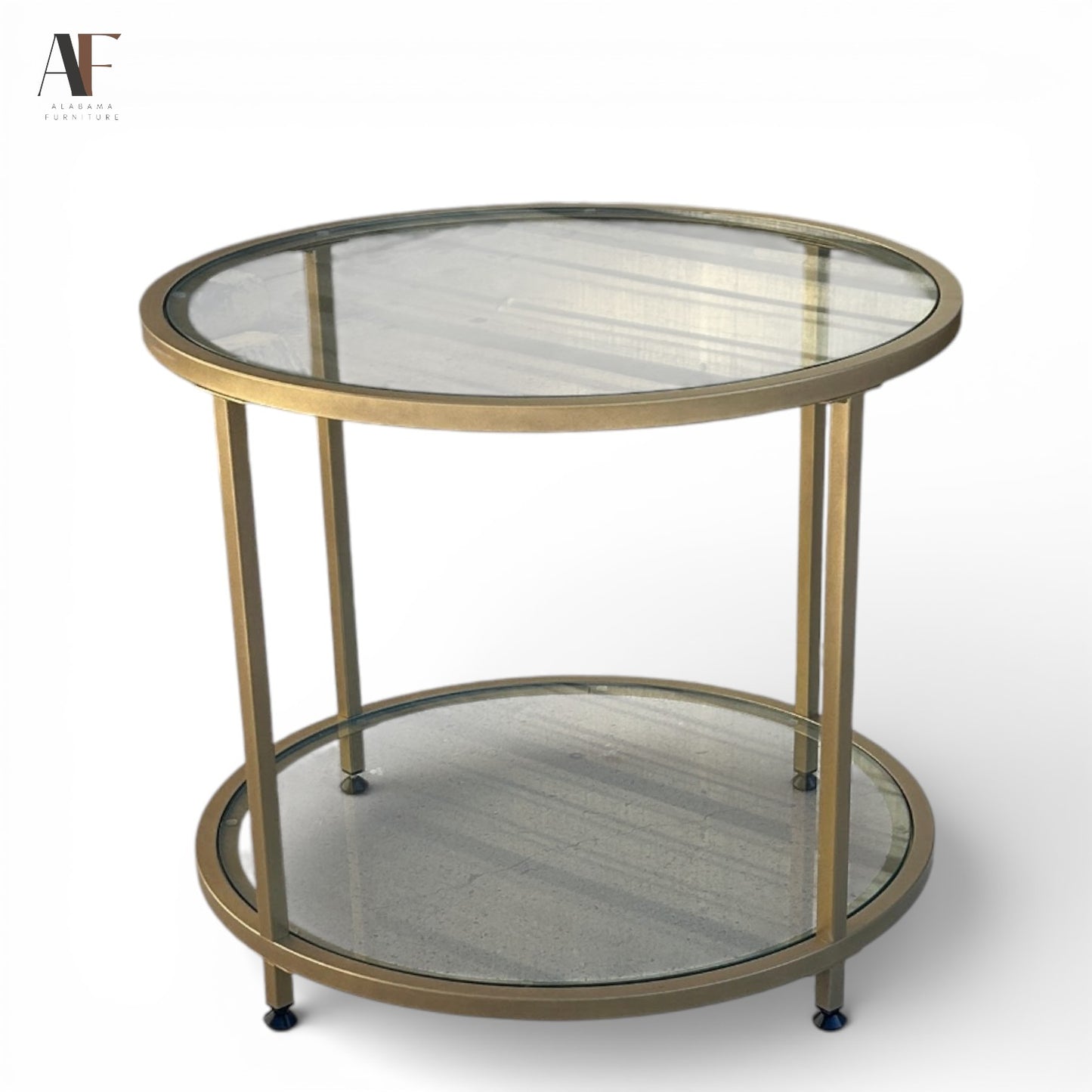 GLASS END TABLE